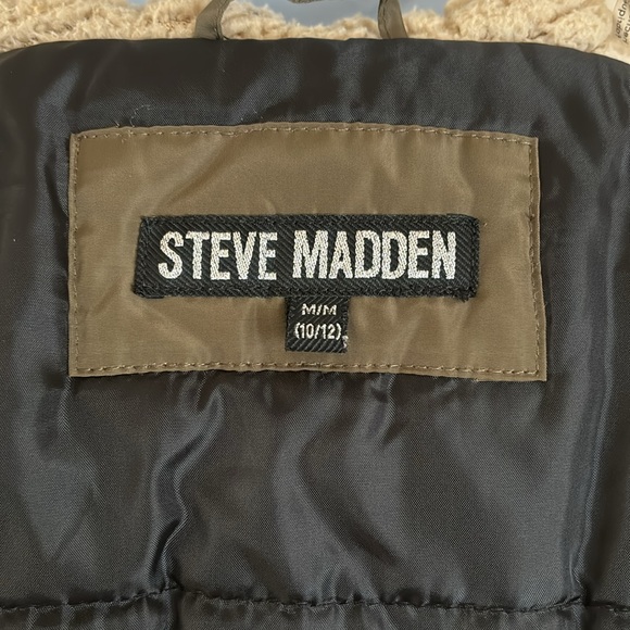 Steve Madden Jacket Girls size 10-12 , Olive - Picture 5 of 6